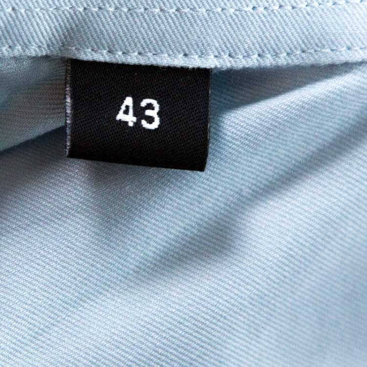 Pre Owned Givenchy Multicolor Striped Cotton Knit Patch Sleeve Detail Shirt L 