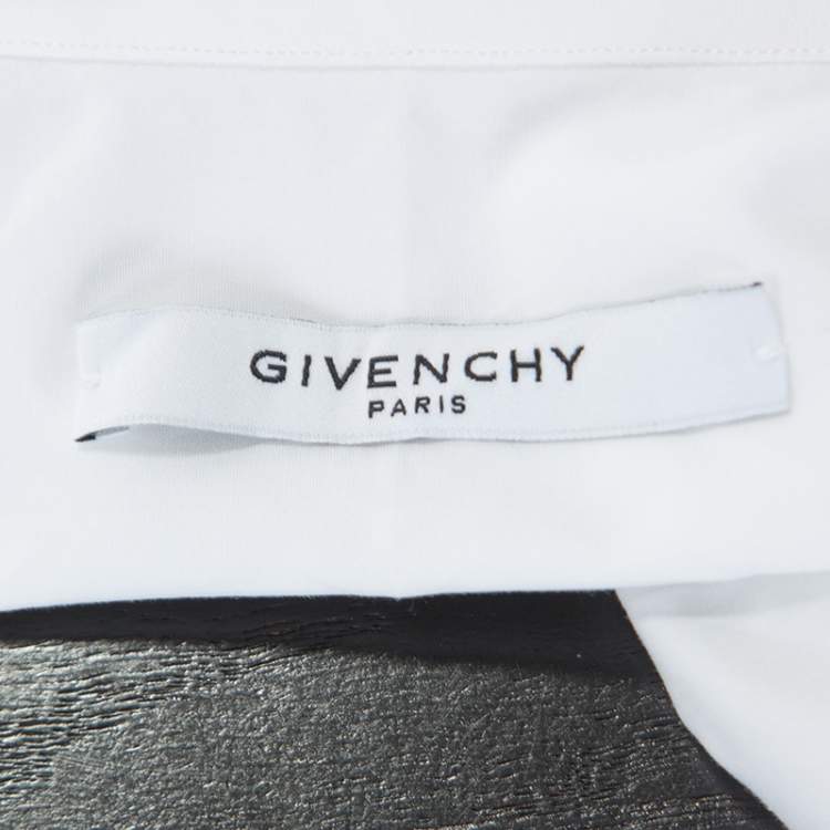 مملوكة مسبقًا Givenchy White Cotton Button Front Shirt 3XL