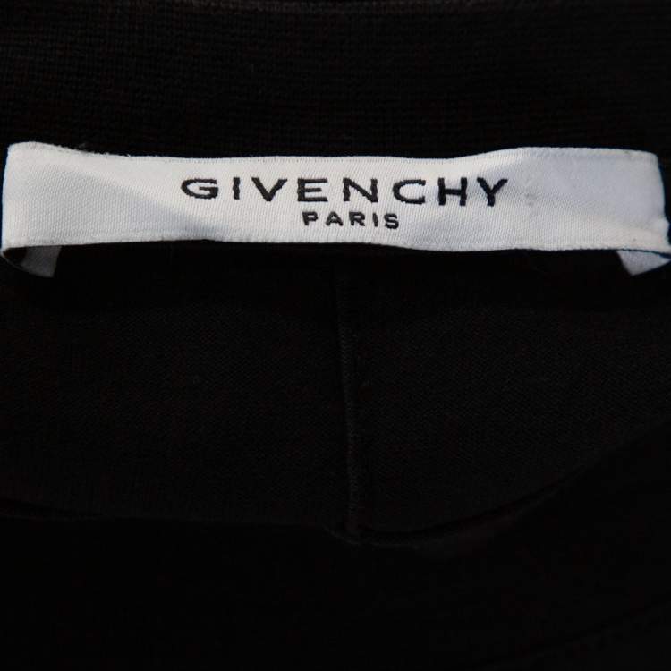 Pre Owned Givenchy Black Cotton Graphic Print Crew Neck T-Shirt S