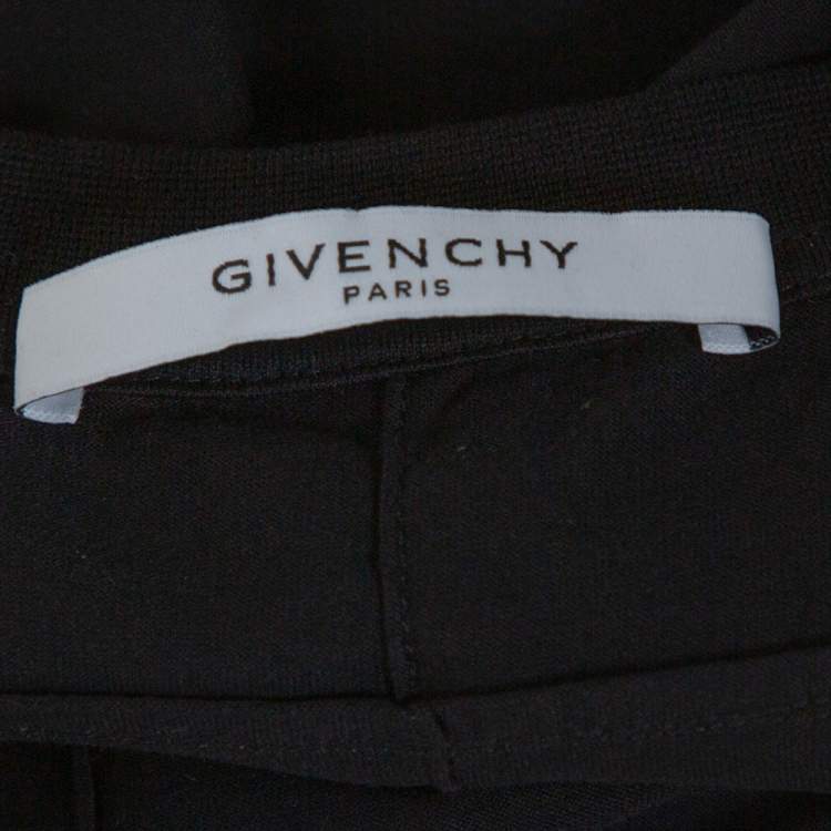 Pre Owned Givenchy Black Cotton Shark Print Cuban Fit T Shirt XS 