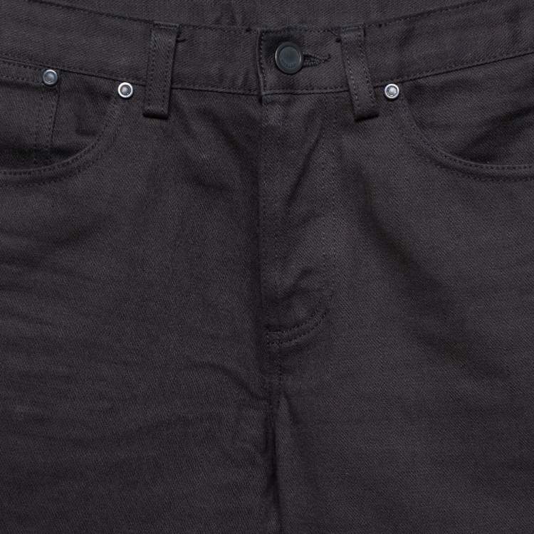 Pre Owned Givenchy Black Denim Straight Leg Jeans M