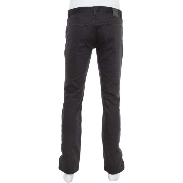 Pre Owned Givenchy Black Denim Straight Leg Jeans M