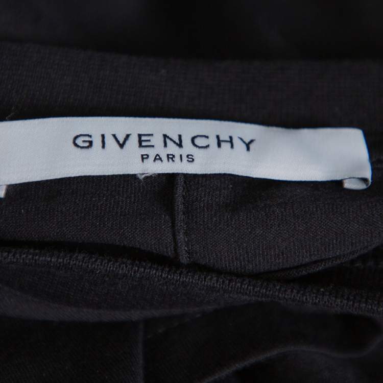 Pre Owned Givenchy Black Cotton Devil Print Crewneck T-Shirt L