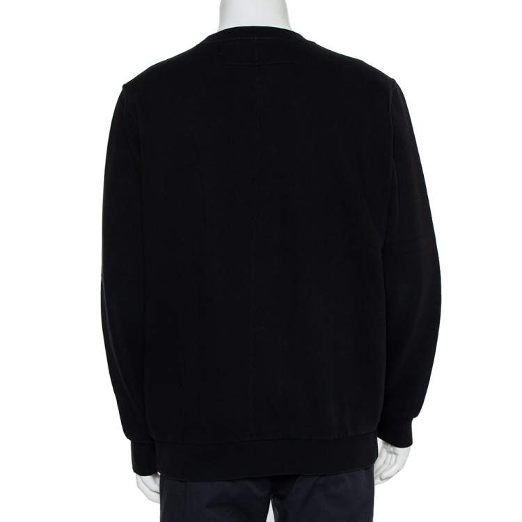 Pre Owned Givenchy Black Cotton Monkey Brothers Graphic Sweatshirt M