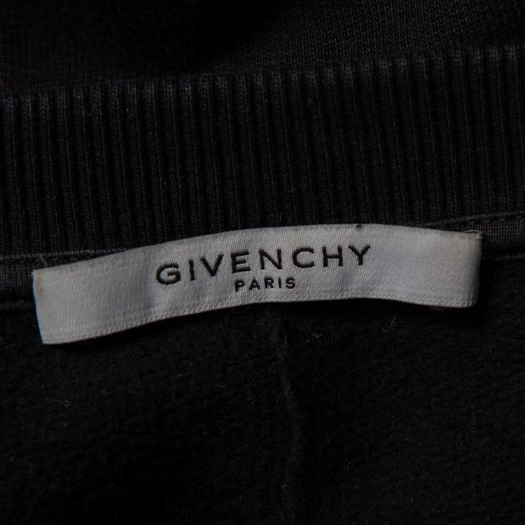 Pre Owned Givenchy Black Cotton Monkey Brothers Graphic Sweatshirt M