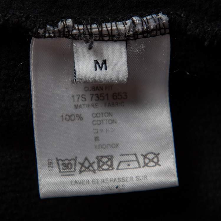Pre Owned Givenchy Black Cotton Monkey Brothers Graphic Sweatshirt M