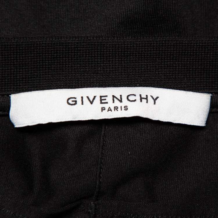 Pre Owned Givenchy Black Graphic Print Cotton Crewneck T-Shirt XL