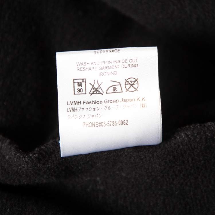 Pre Owned Givenchy Black Cotton Rottweiler Print Crew Neck Sweatshirt S