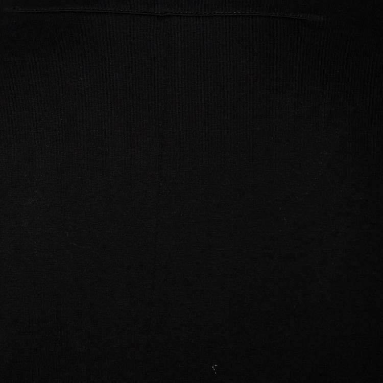 Pre Owned Givenchy Black Cotton Army Skull Print Round Neck T-Shirt S 