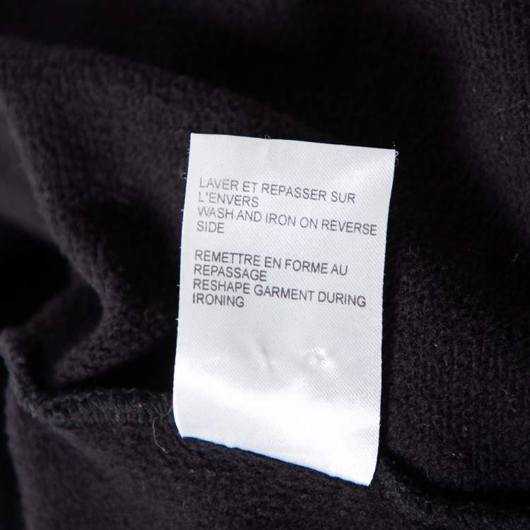 Pre Owned Givenchy Black Cotton 17 Lucifero Printed Long Sleeve Crewneck Sweatshirt S