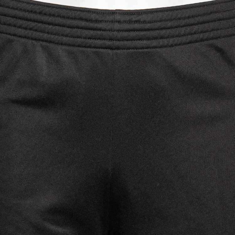 Pre Owned Givenchy Black Jersey Web Stripe Trimmed Track Pants M
