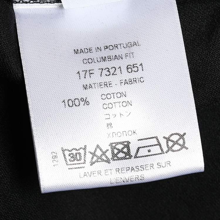 Pre Owned Givenchy Black Shark Print Cotton Knit Short Sleeve T-Shirt XXS