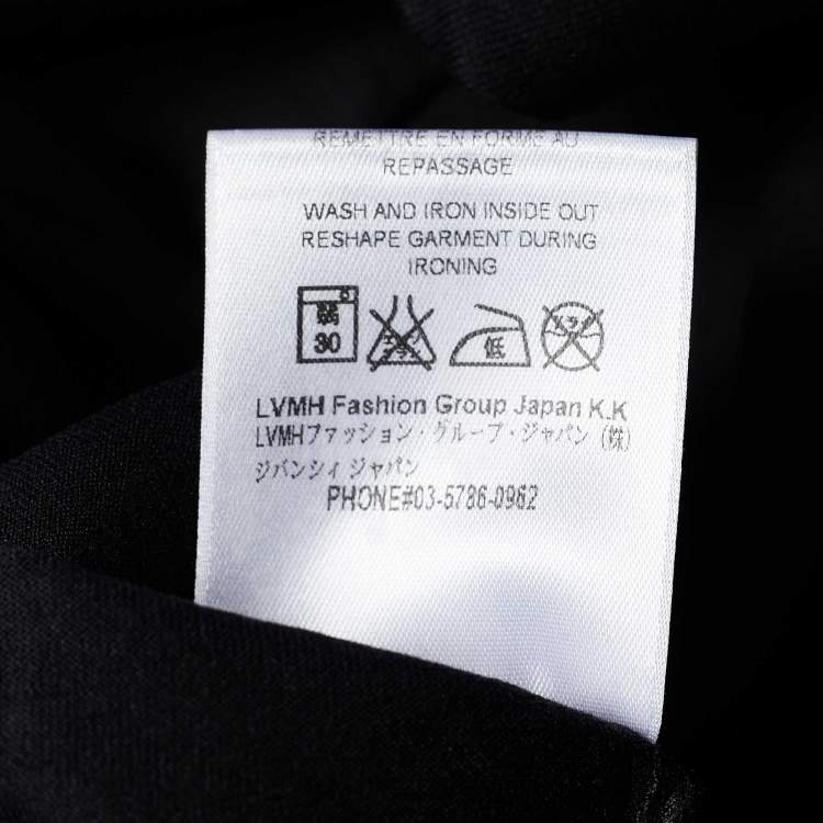 Pre Owned Givenchy Black Jersey Logo Print Motorcross Slim Fit T-Shirt M