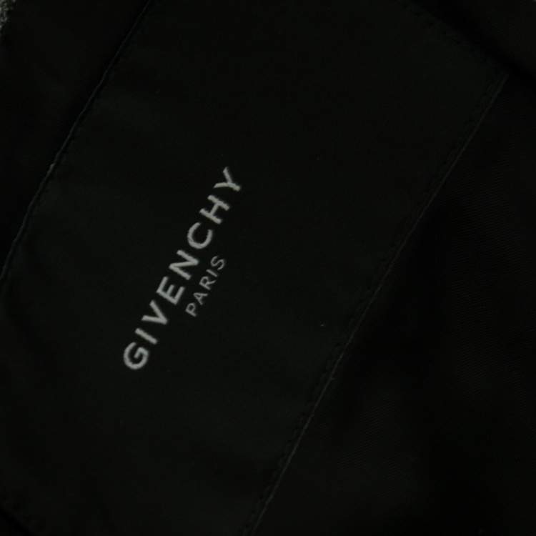 Pre Owned Givenchy Grey Wool Long Sleeve Blazer XL