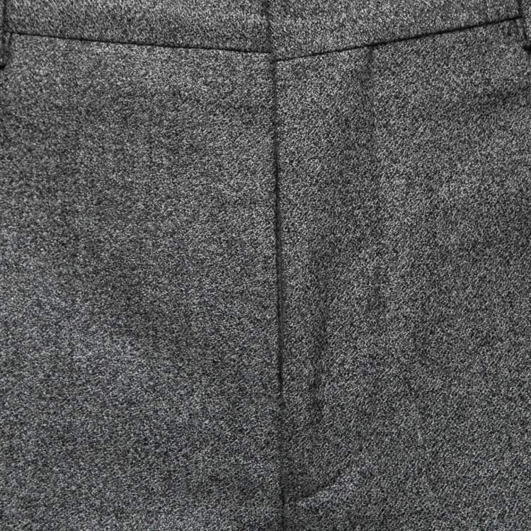Pre Owned Givenchy Grey Wool Tailored Pants L