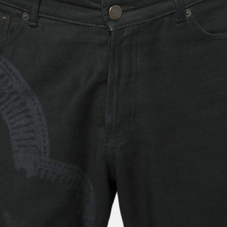 Pre Owned Givenchy Black Denim Jeans XXL Waist 40
