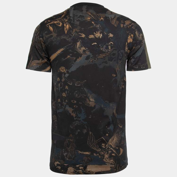 Givenchy Multicolor Printed Cotton Crewneck T-Shirt S