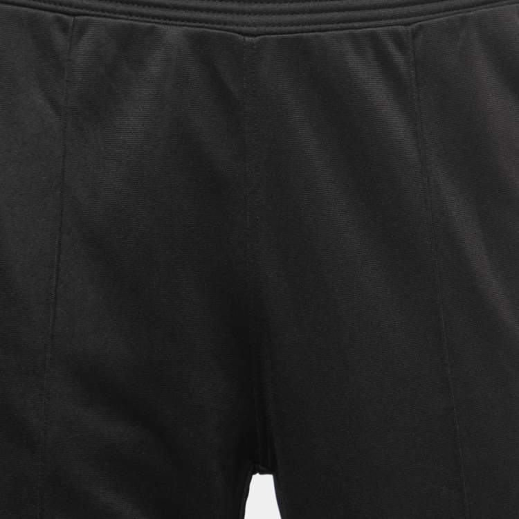 Pre Owned Givenchy Black Jersey Logo Tape Track Pants L
