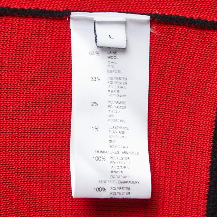 Pre Owned Givenchy Black Wool Blend Button Front Jacket L