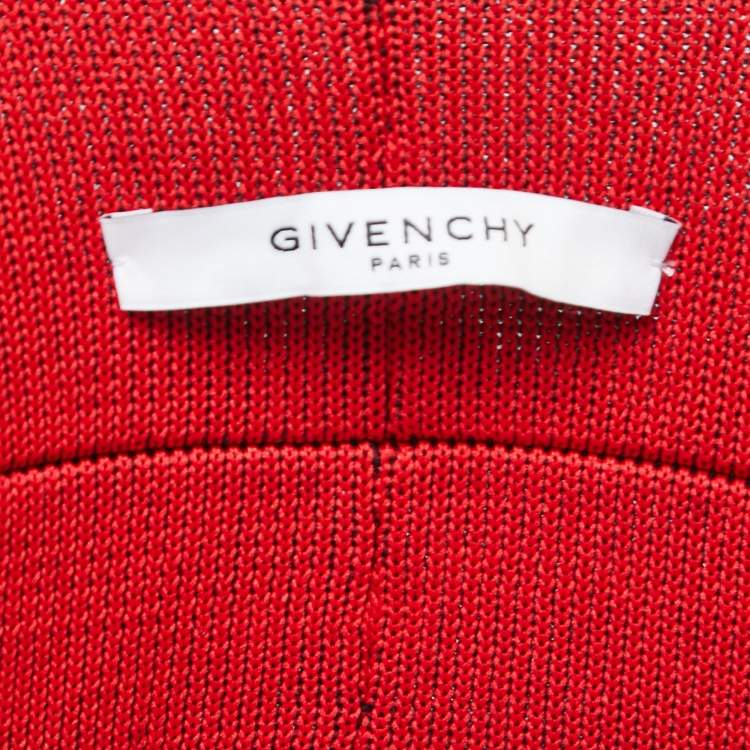 Pre Owned Givenchy Black Wool Blend Button Front Jacket L