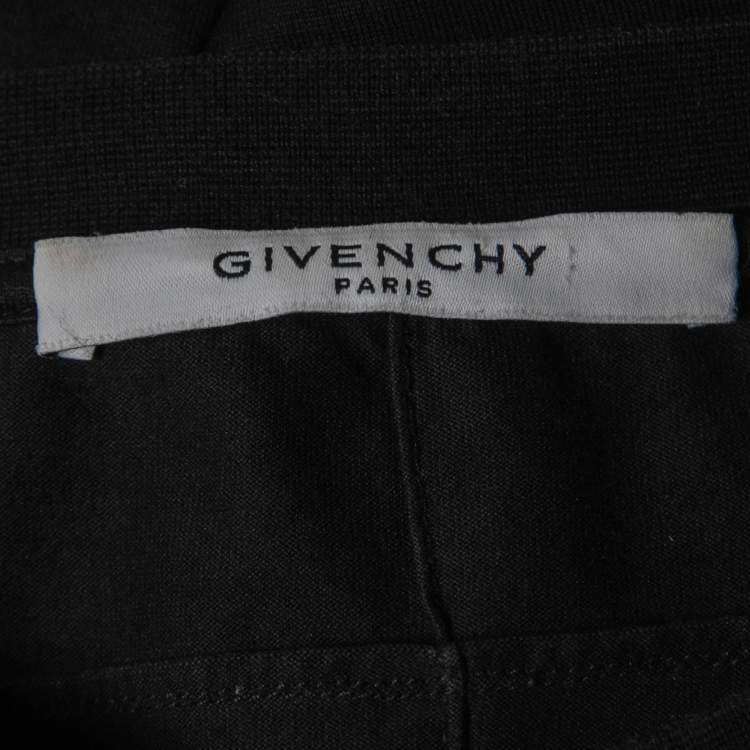 Pre Owned Givenchy Black Bull Statue Print Cotton Crew Neck T-Shirt S