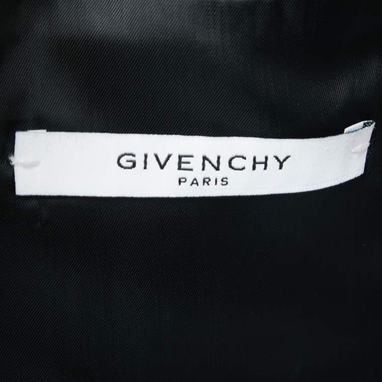 Pre Owned Givenchy Black Wool Single Breasted Blazer M