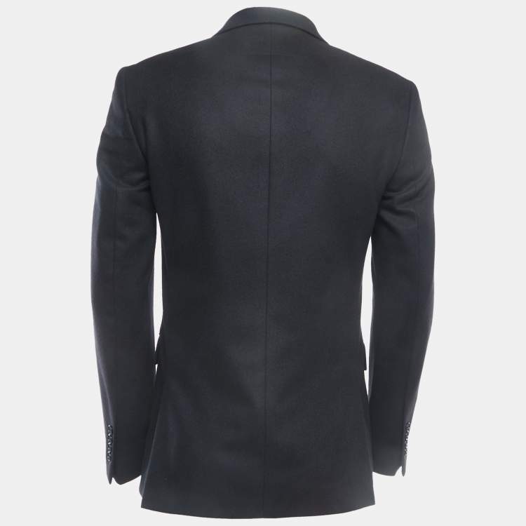 Pre Owned Givenchy Black Wool Single Breasted Blazer M