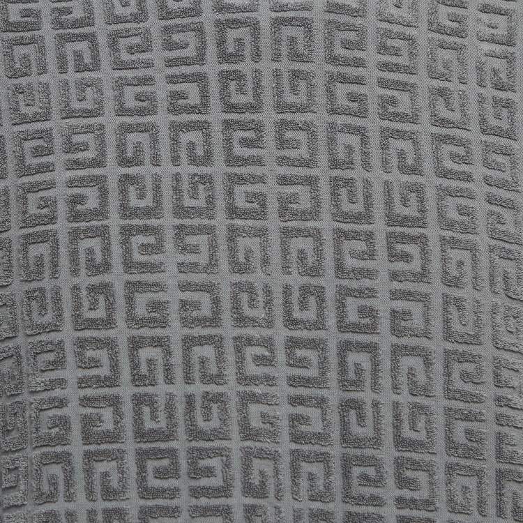 Pre Owned Givenchy Grey GG Patterned Terry Half Sleeve T-Shirt M