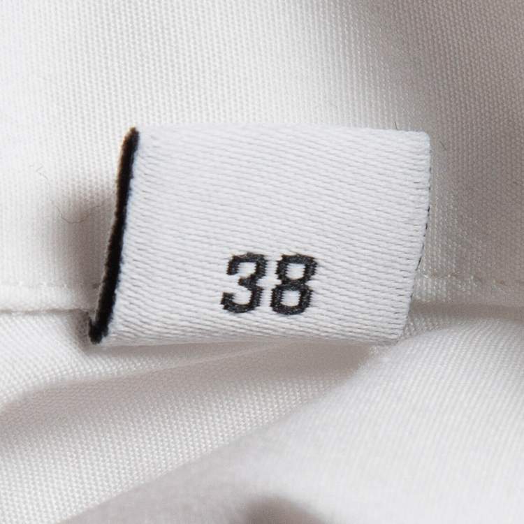 Pre Owned Givenchy White Cotton Long Sleeve Shirt S