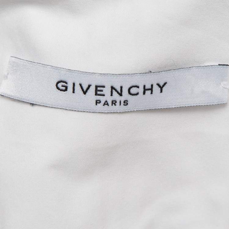 Pre Owned Givenchy White Cotton Long Sleeve Shirt S