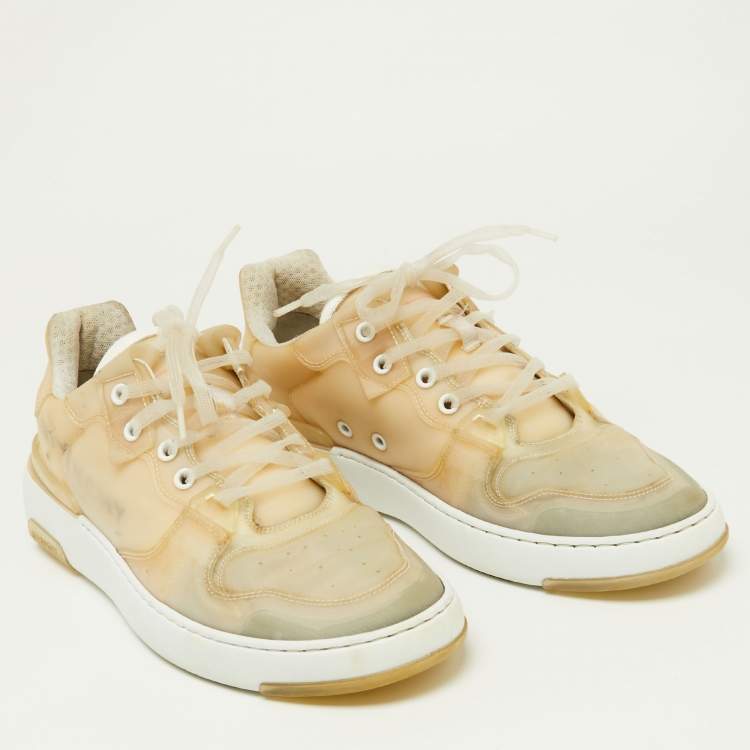 Pre Owned Givenchy Beige PVC Low Top Sneakers Size 42