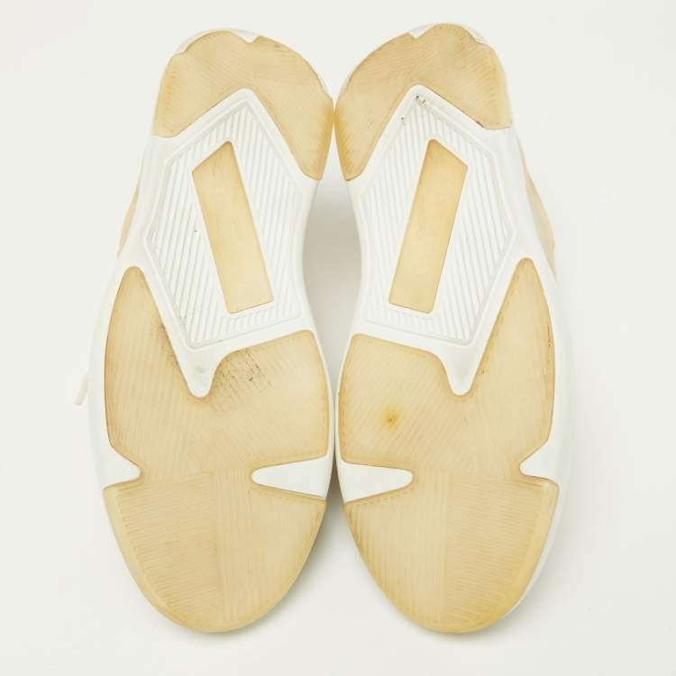 Pre Owned Givenchy Beige PVC Low Top Sneakers Size 42