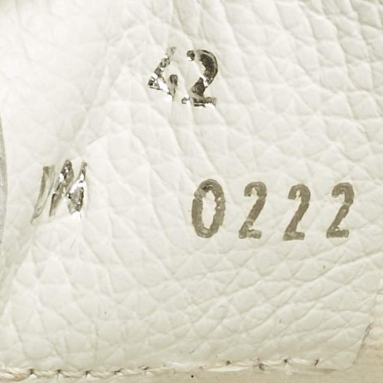 Pre Owned Givenchy White Canvas City Low Top Sneakers Size 42