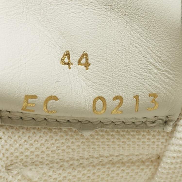 Pre Owned Givenchy White Leather G4 Lace Up Sneakers Size 44