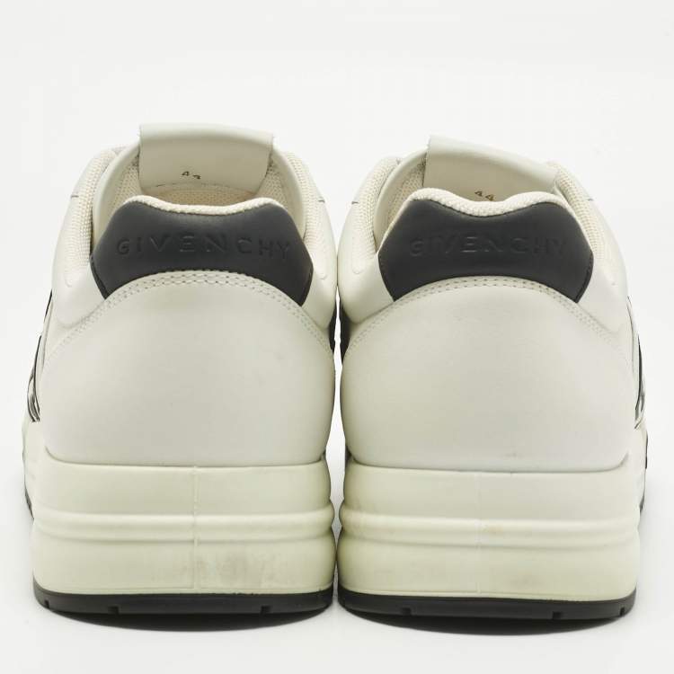 Pre Owned Givenchy White Leather G4 Lace Up Sneakers Size 44
