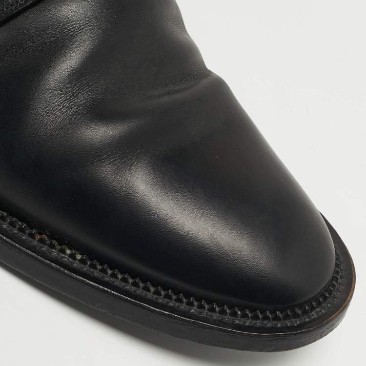 Pre Owned Givenchy Size 46 Black Leather Lace Up Derby Shoes