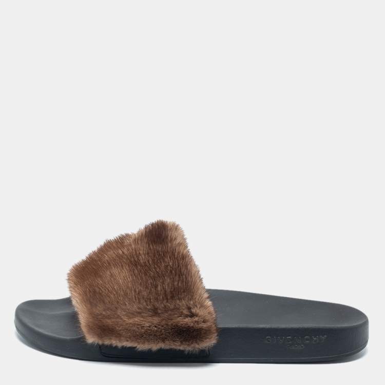 Givenchy mink slide sale