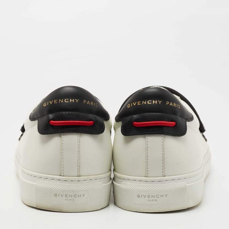 Pre Owned Givenchy White Leather Low Top Sneakers Size 45