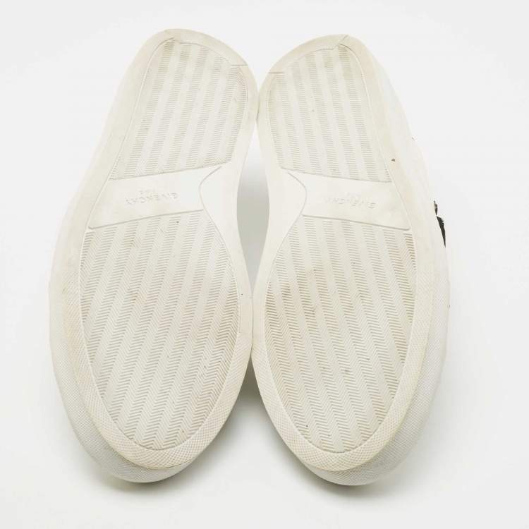 Pre Owned Givenchy White Leather Low Top Sneakers Size 45
