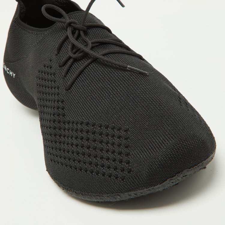 Pre Owned Givenchy Black Stretch Knit TK-360 Sneakers Size 39