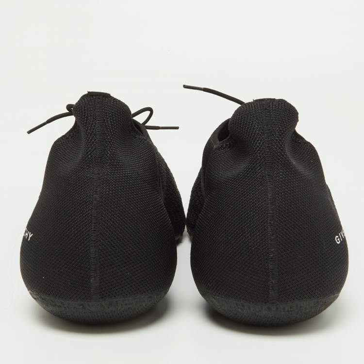 Pre Owned Givenchy Black Stretch Knit TK-360 Sneakers Size 39