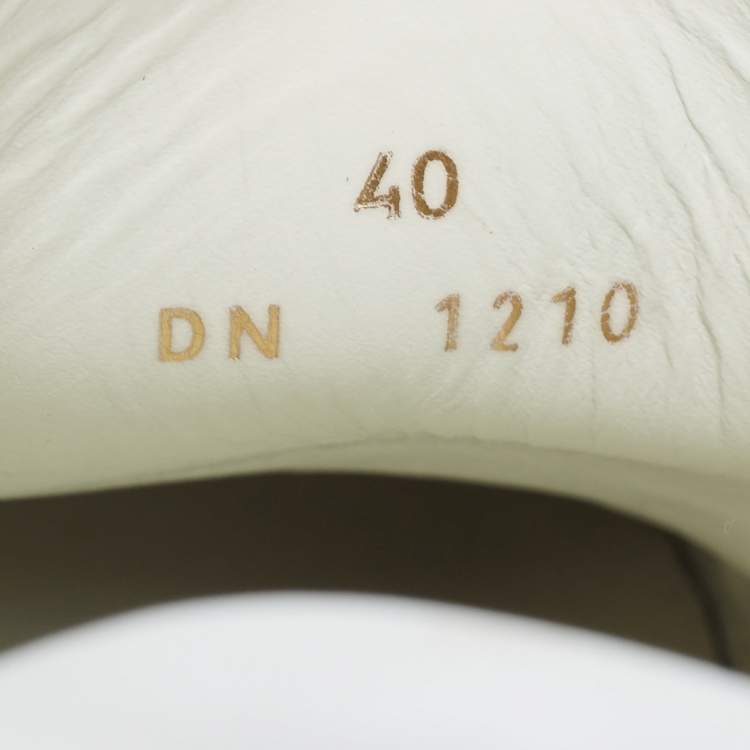 Pre Owned Givenchy White Leather Low Top Sneakers Size 40