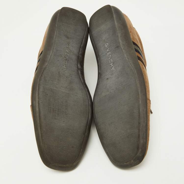 Pre Owned Givenchy Brown Suede Low Top Sneakers Size 42