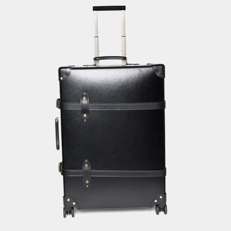 Goyard, Bags, Goyard Vintage Trolley Rolling Suitcase Pm In Black  Goyardine Coated Canvas