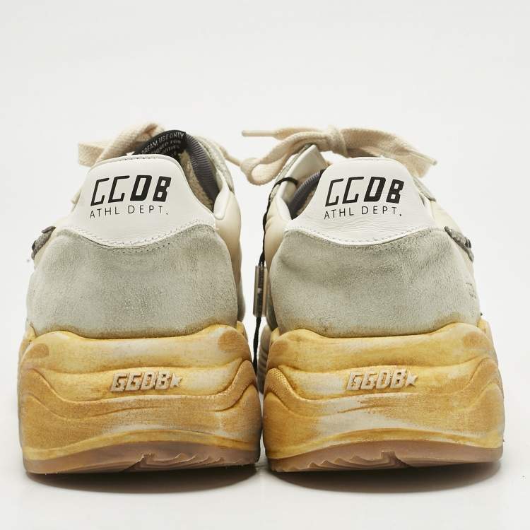 Pre Owned Golden Goose Multicolor Suede and Nylon Running Sneakers Size 44
