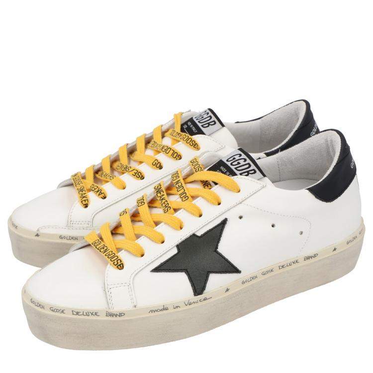 Pre Owned Golden Goose White Hi Star Sneakers Size 39