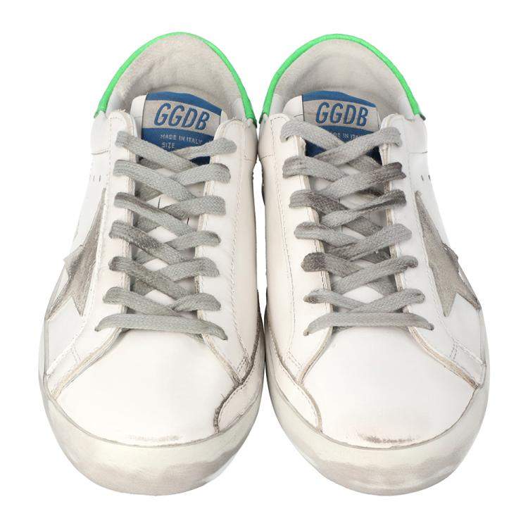 Pre Owned Golden Goose White Superstar Classic Sneakers Size EU 42