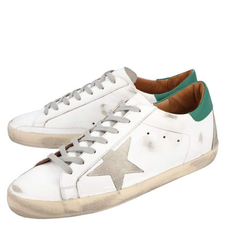 Pre Owned Golden Goose White Leather Sneaker Size EU 43