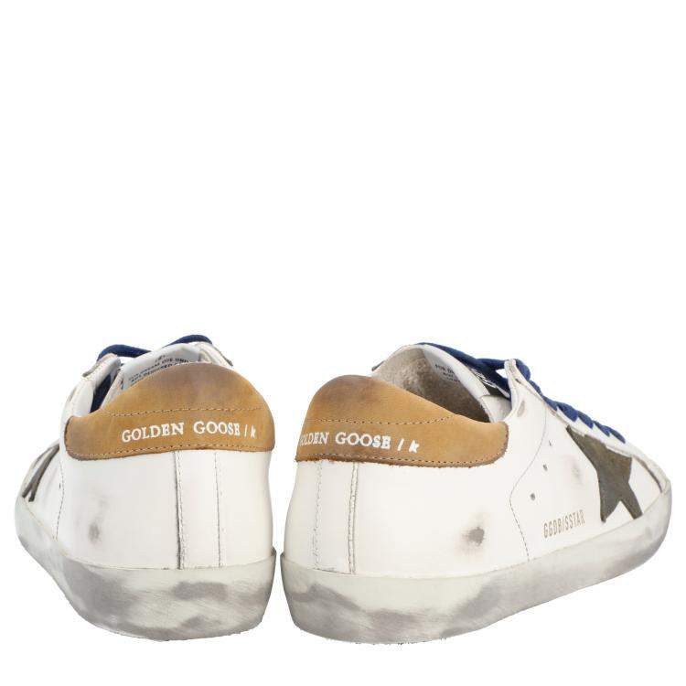Pre Owned Golden Goose Multicolor Leather Superstar Sneakers EU 44