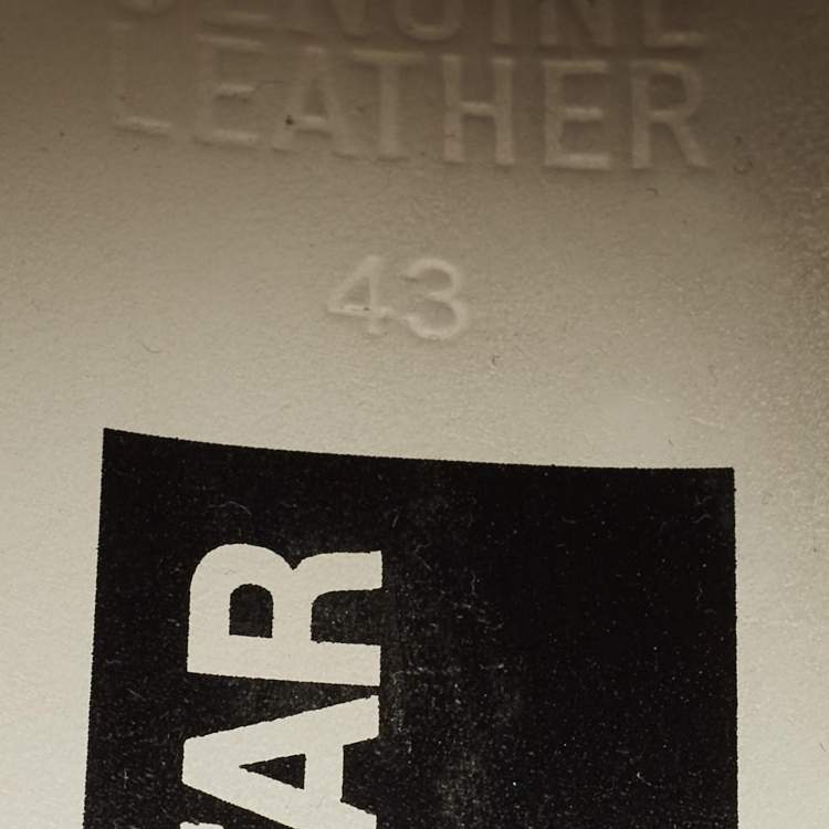 Pre Owned Golden Goose White/Grey Leather and Suede Super-star Lace Up Sneakers Size 43